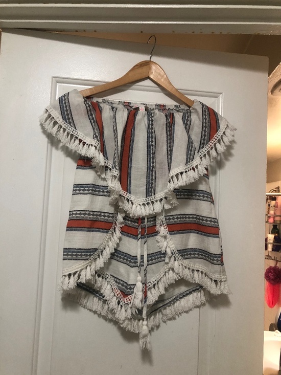 L'ATISTE Romper Womens Size S Abstract Art Colorful Fun Conversation - Picture 2 of 5